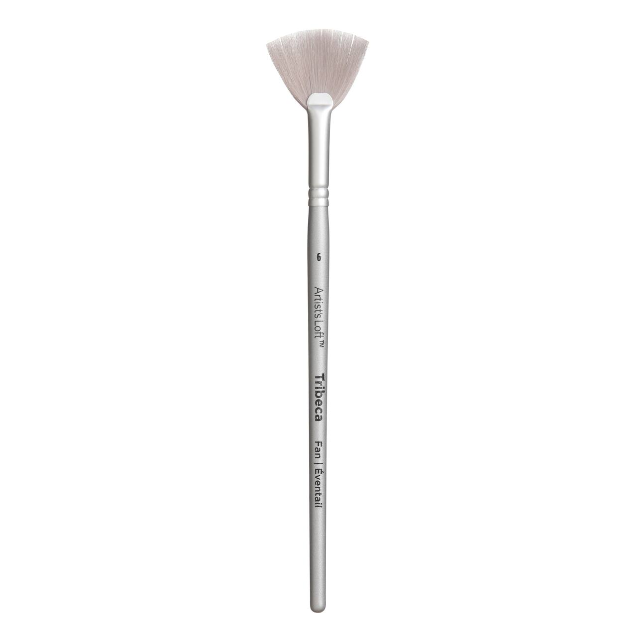 Tribeca Synthetic Short Handle Fan Brush by Artist's Loft™